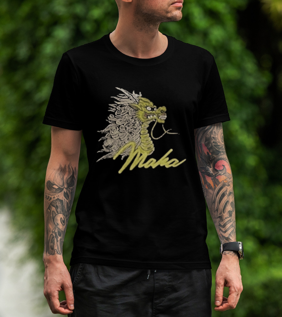 Shelflife Maharishi Year Of The Fire Dragon Motif Make T-Shirt