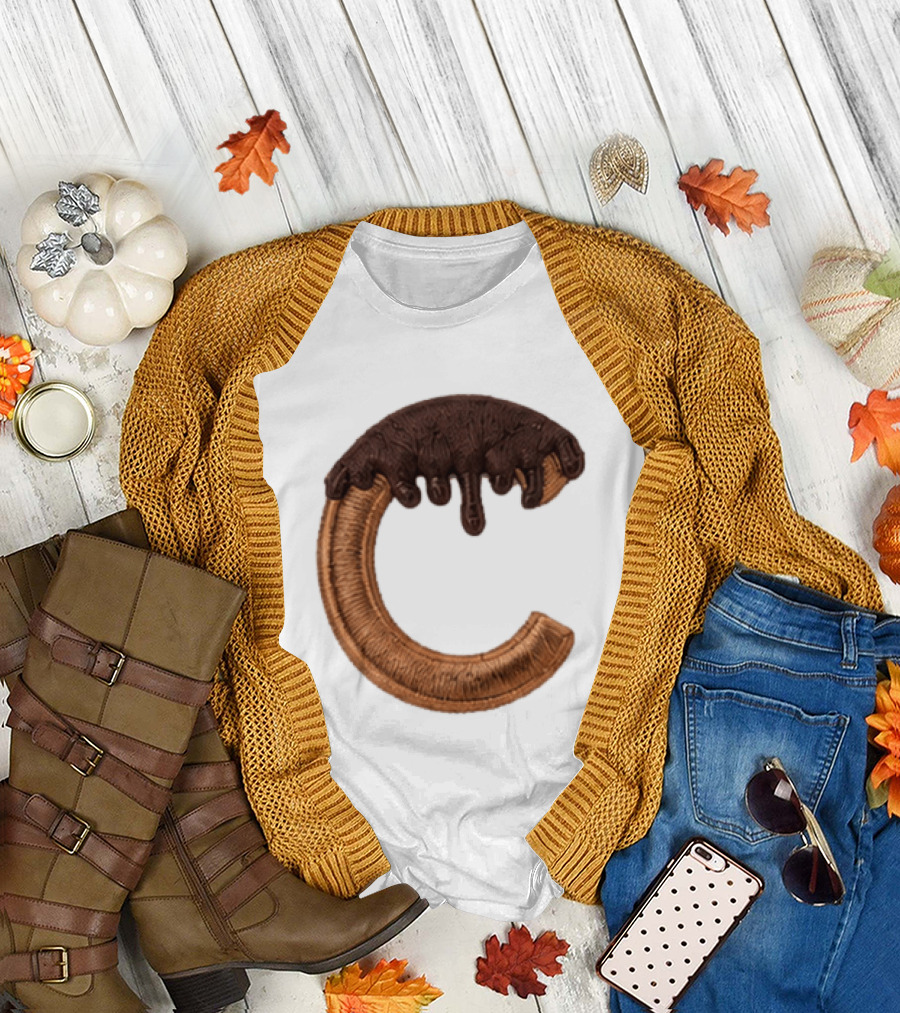 2026 Cubs Chocolate Dipped C Embroidery T-Shirt