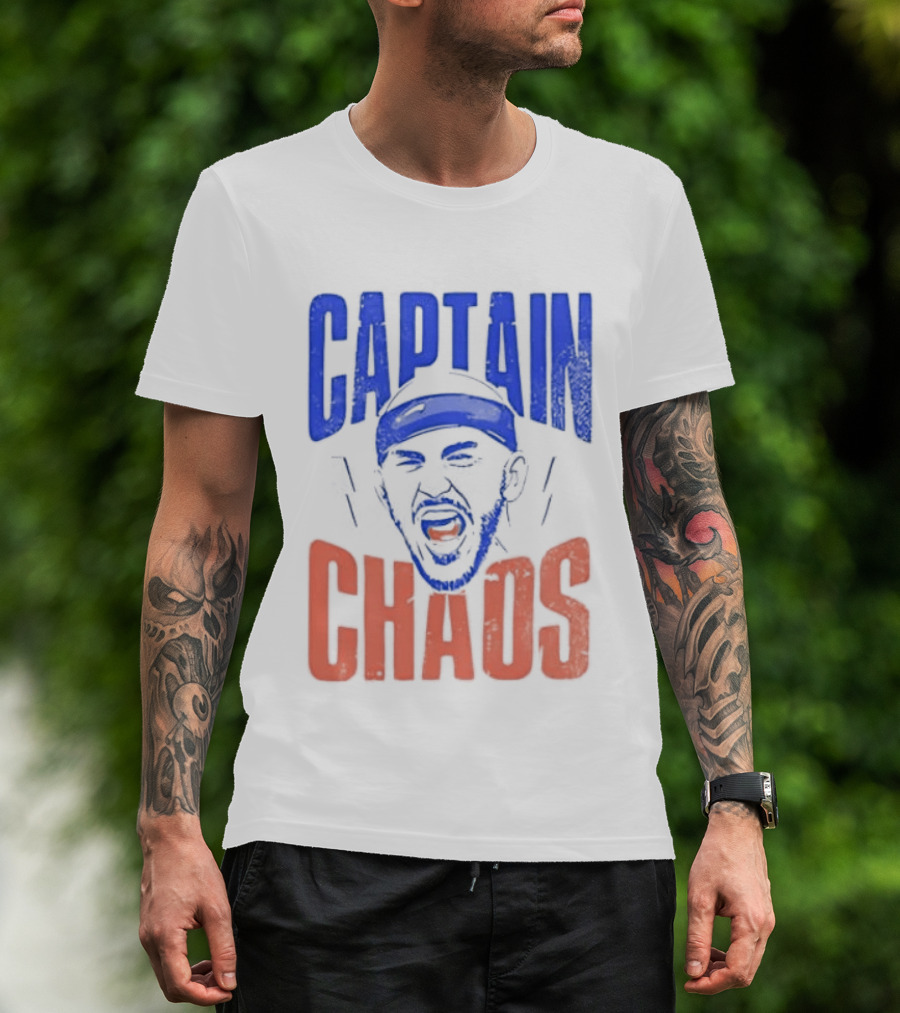 Alex Caruso Captain Chaos OKC Thunder NBA Basketball T-Shirt