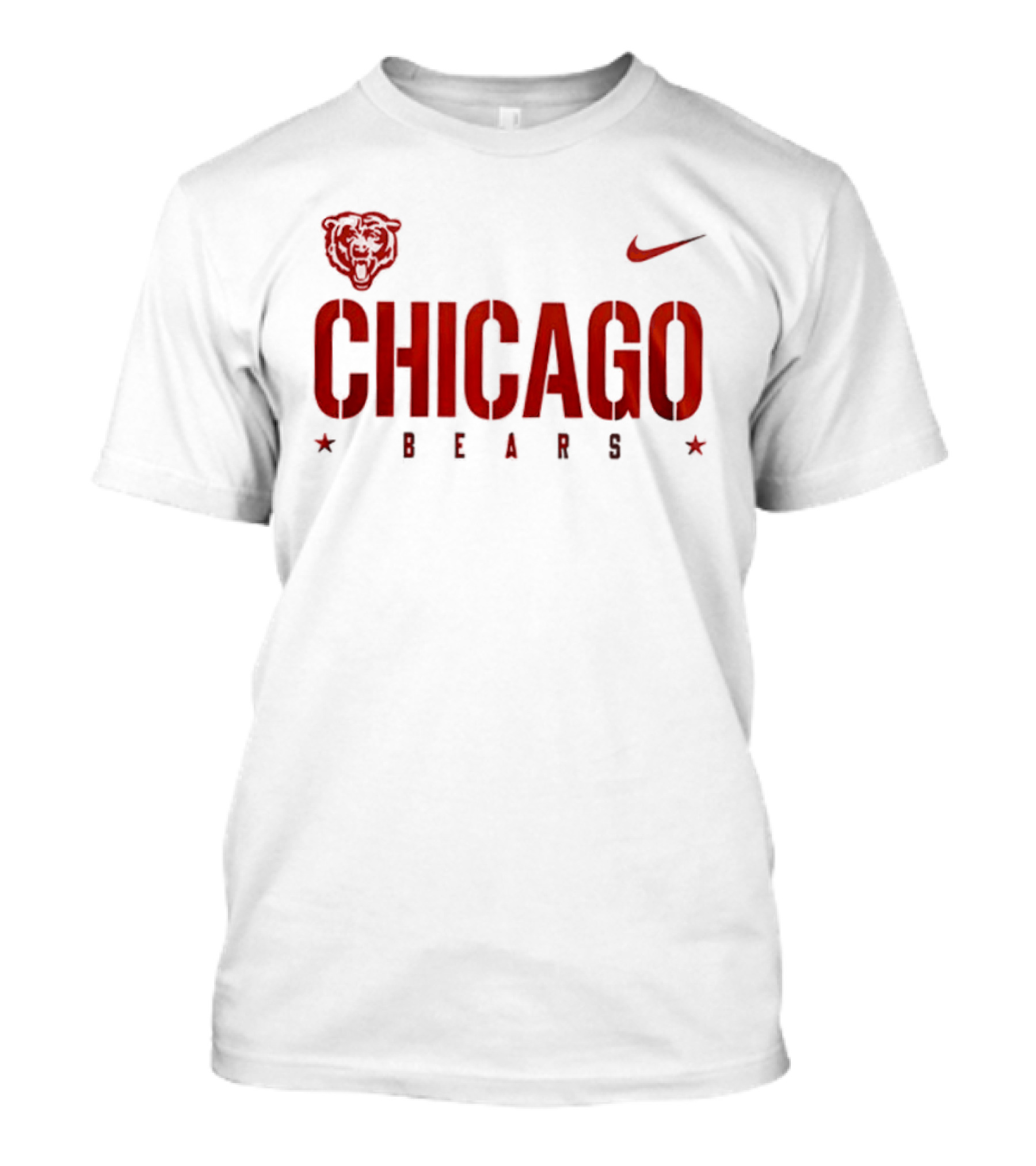 Chicago Bears Nike Heart Design U.S. Coast Guard Semper Paratus Always Ready 1790 T-Shirt