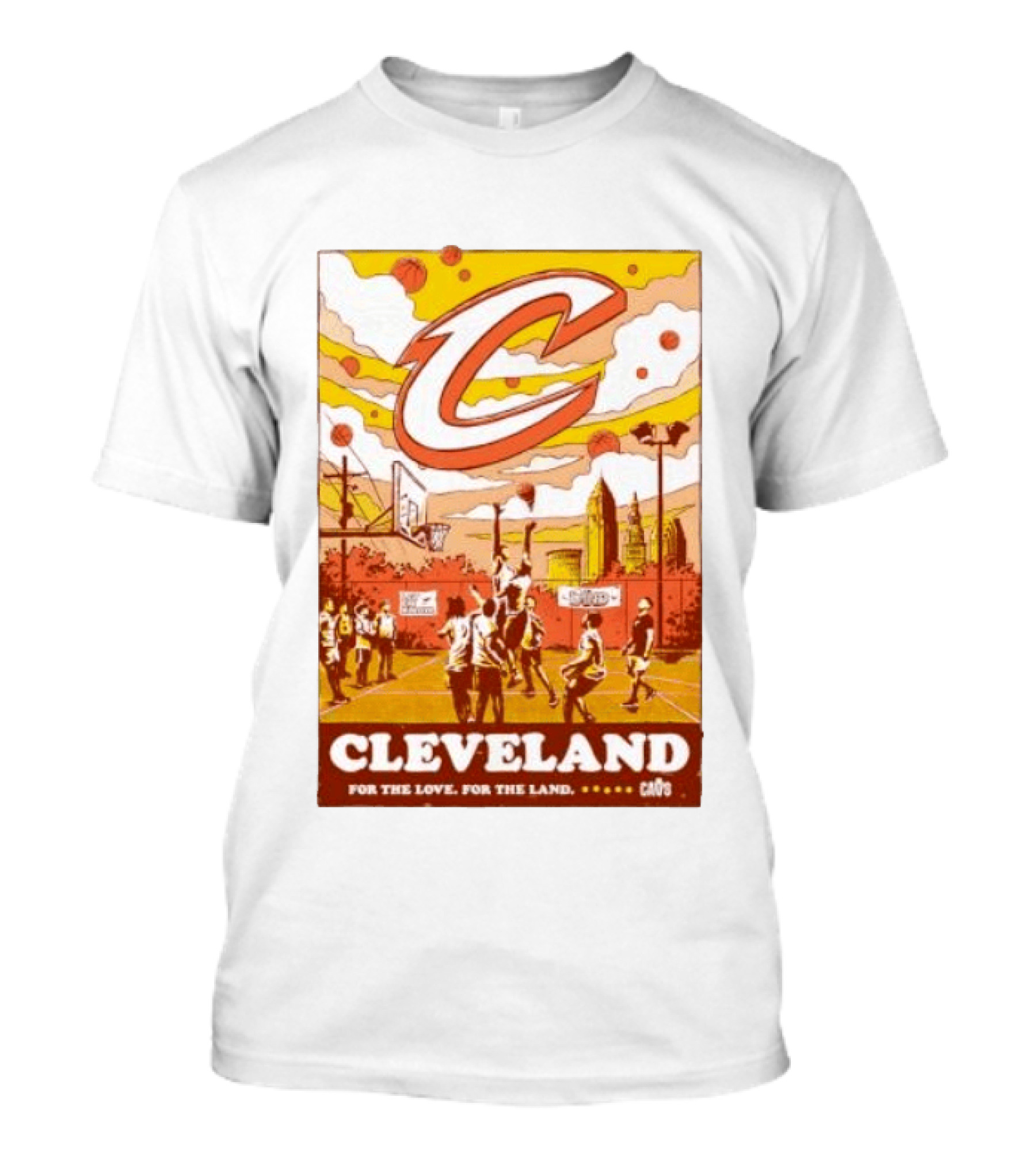 Cleveland Cavaliers Cavs Let Em Know For The Love For The Land T-Shirt