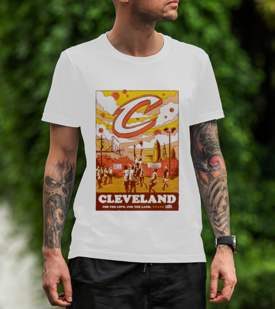 Cleveland Cavaliers Cavs Let Em Know For The Love For The Land T-Shirt