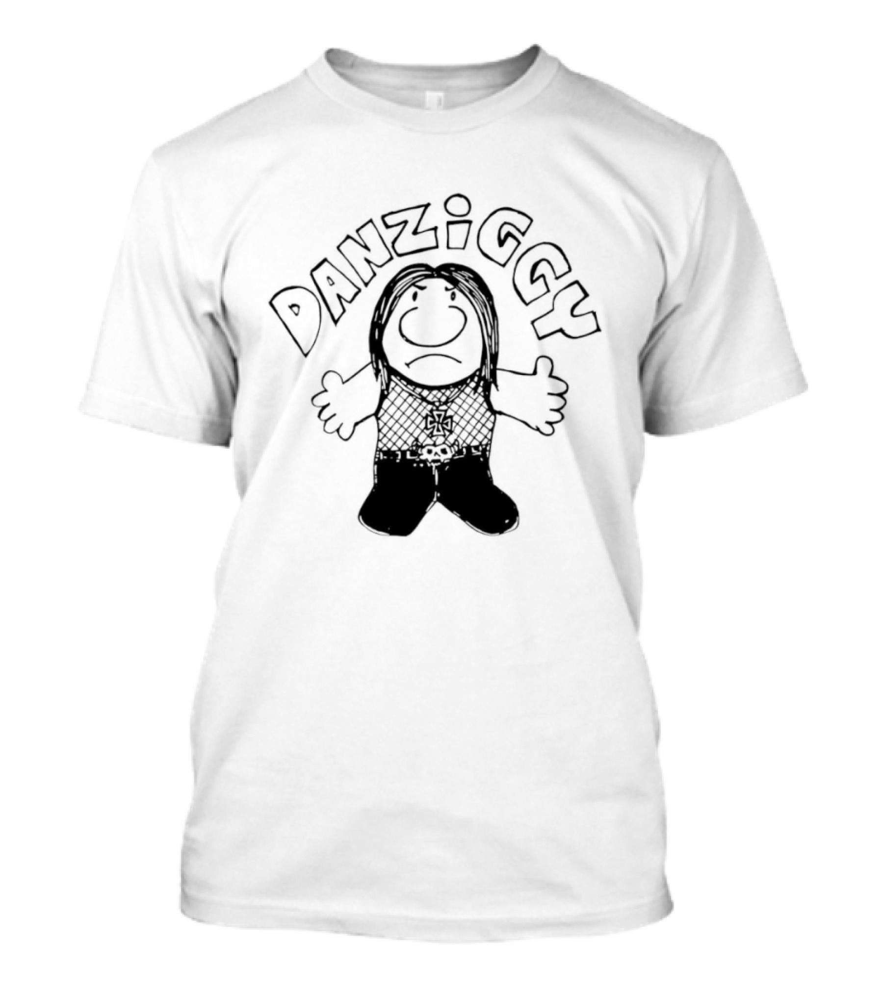 Danziggy Glenn Danzig Heavy Metal Music Gothic Rock Ziggy Comic Strip T-Shirt