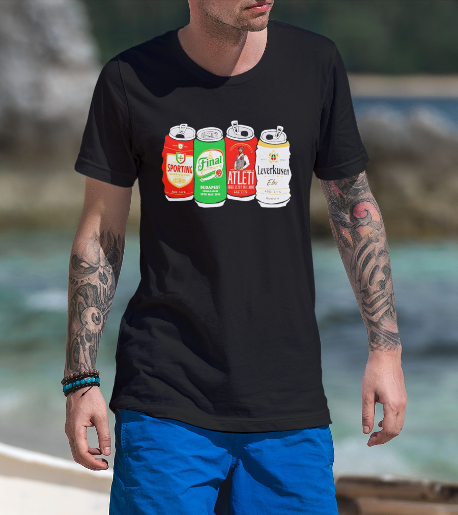 AFC Sporting Atleti Leverkusen Road To Budapest Final 2026 Puskás Aréna T-Shirt