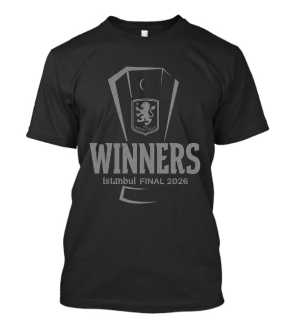 Aston Villa UEFA Europa League Winners Istanbul Final 2026 T-Shirt