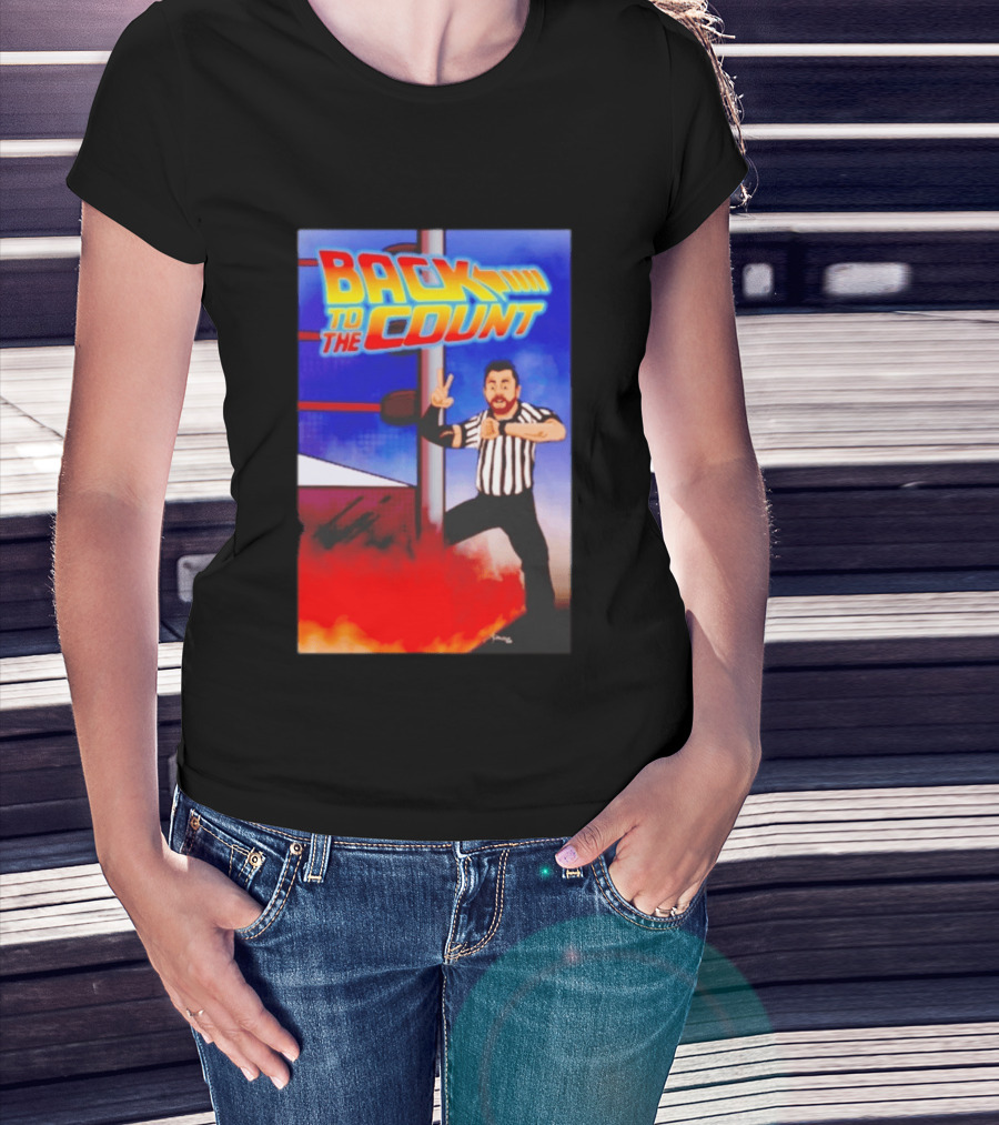 Daniel Spencer Back To The Count Wrestling Referee Nostalgia T-Shirt