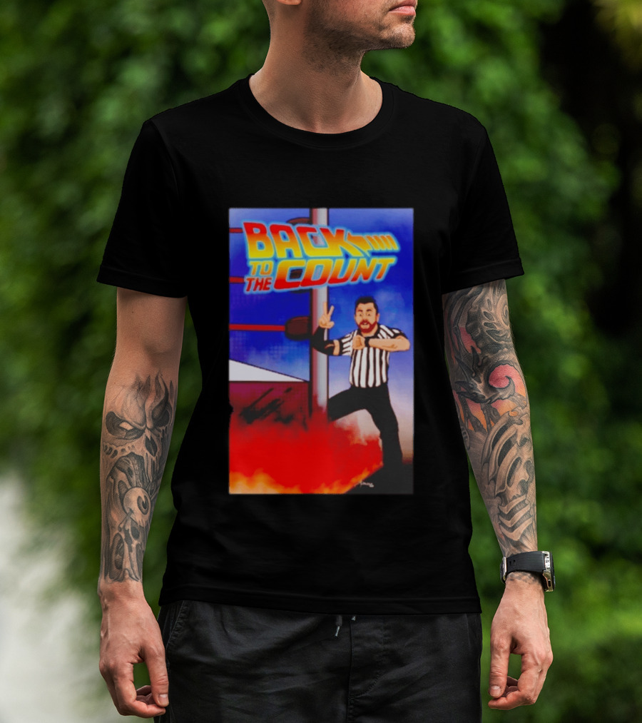 Daniel Spencer Back To The Count Wrestling Referee Nostalgia T-Shirt