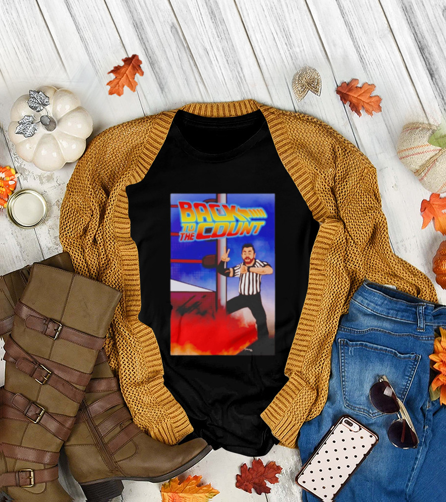 Daniel Spencer Back To The Count Wrestling Referee Nostalgia T-Shirt