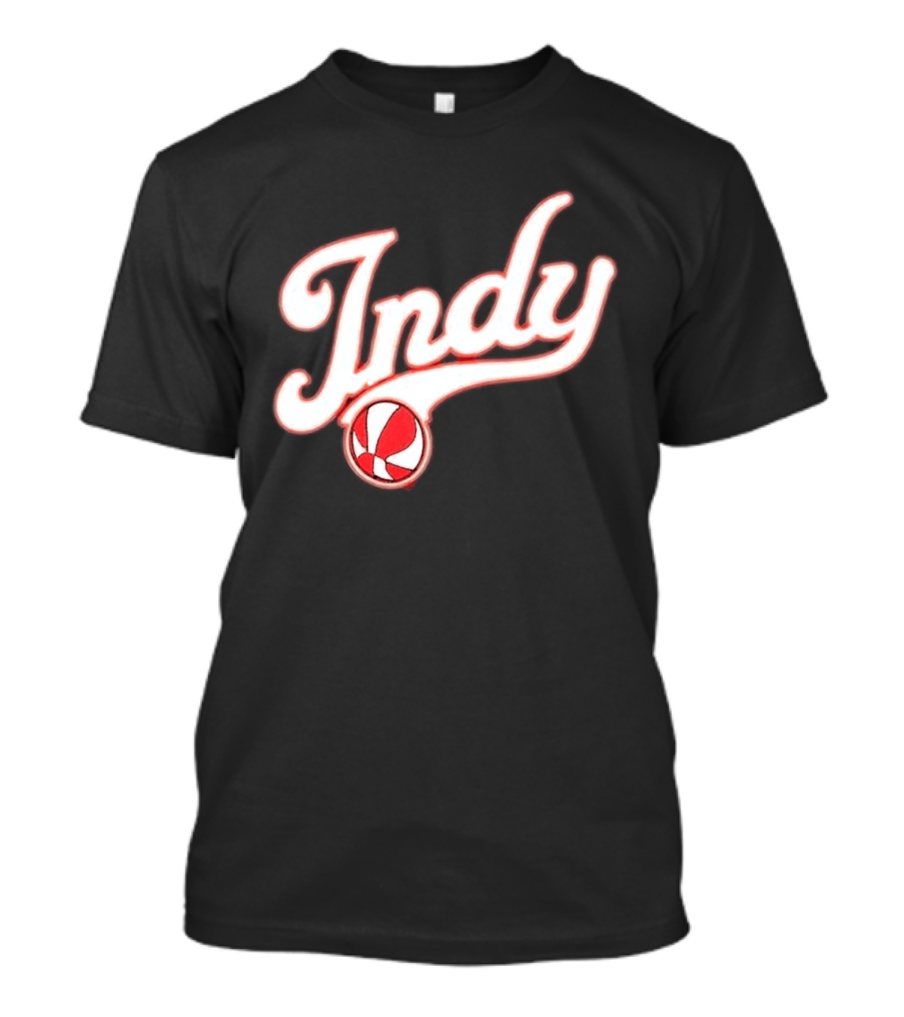 Indy Baseball Red 2023 Casual Classic Sports Style Retro Look T-Shirt