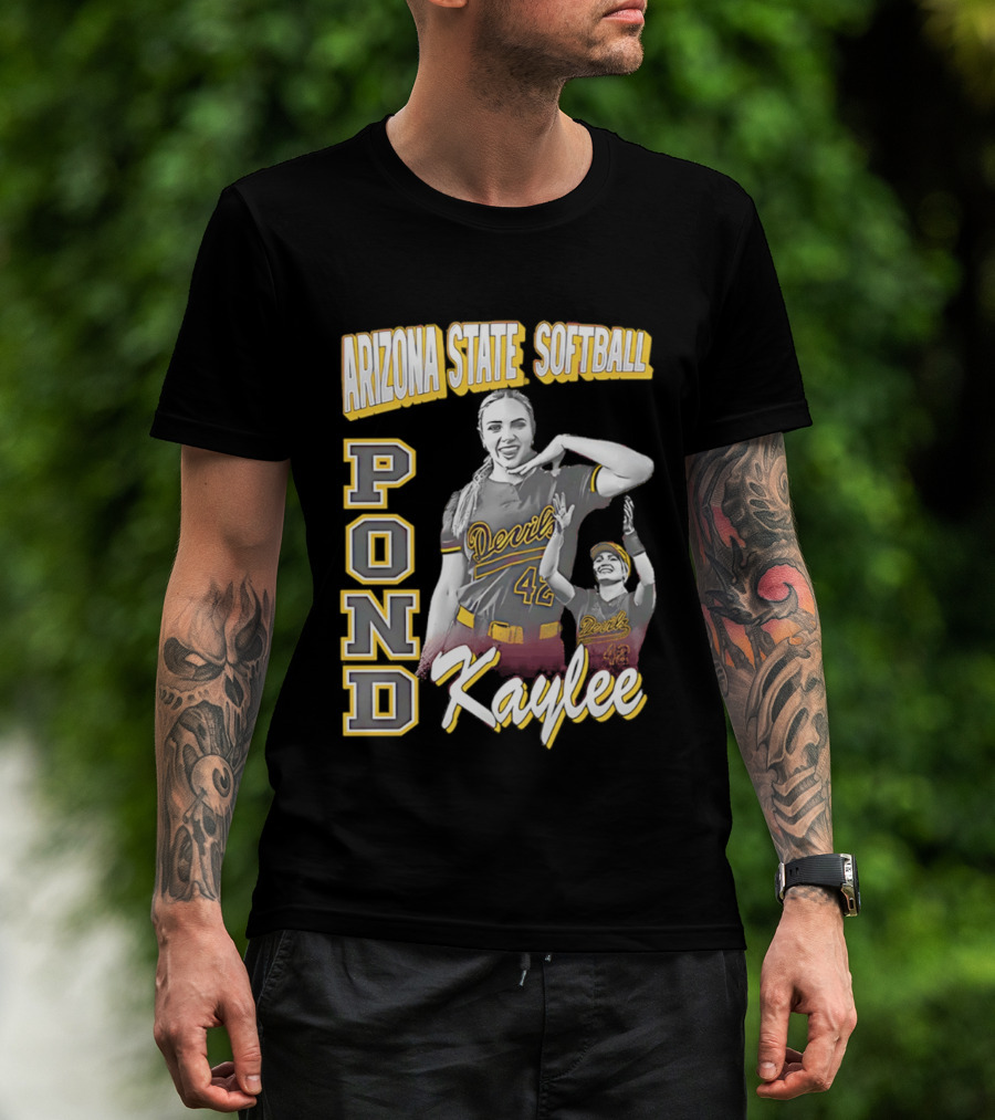 Arizona State Softball Kaylee Pond Devils 42 T-Shirt