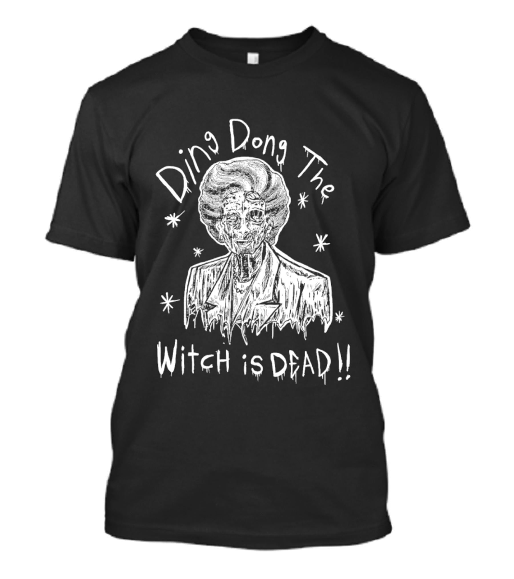 Ding Dong The Witch Is Dead Margaret Thatcher T-Shirt