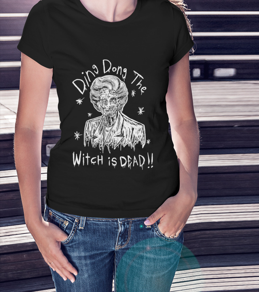 Ding Dong The Witch Is Dead Margaret Thatcher T-Shirt