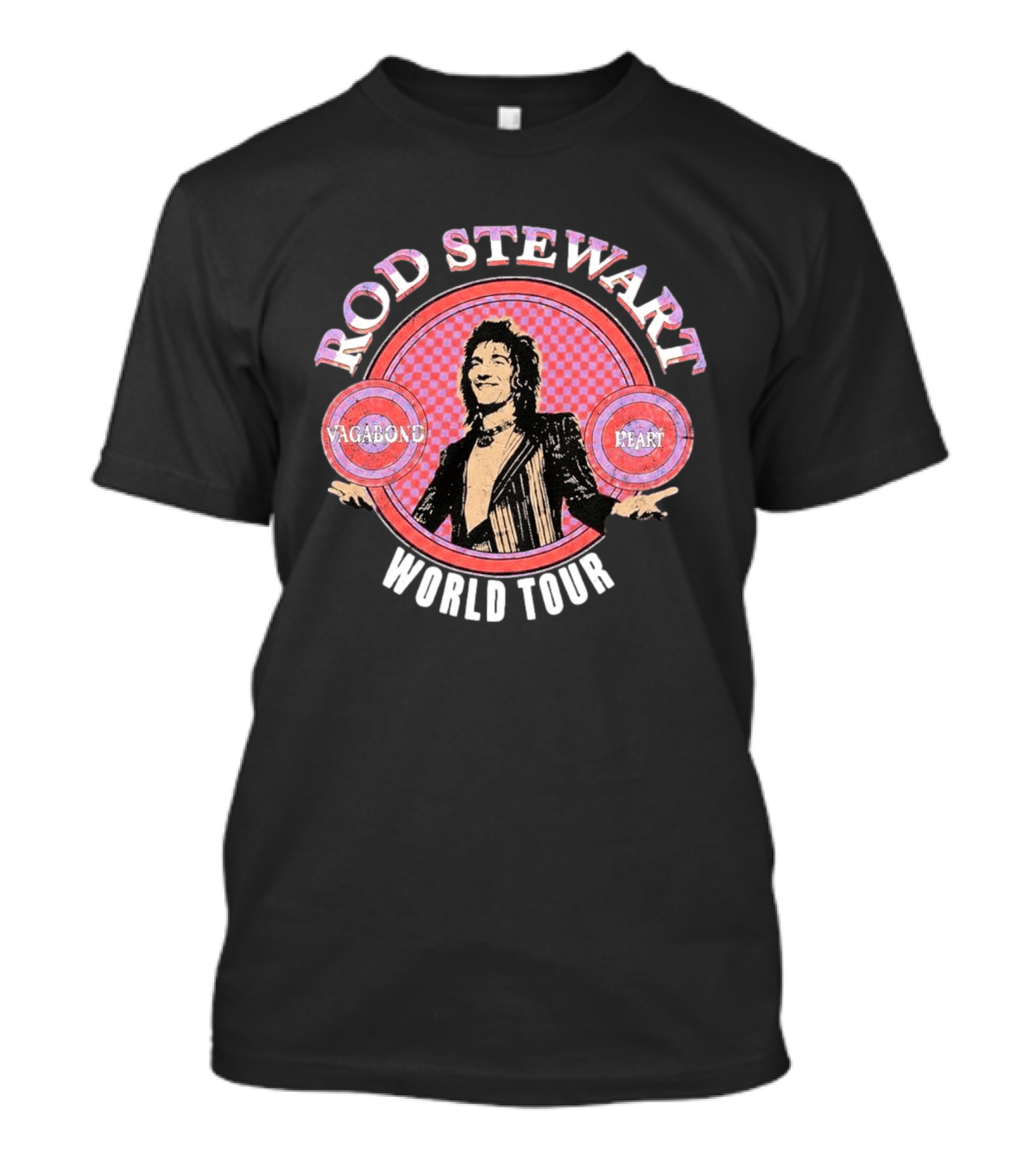 Rod Stewart Vagabond Heart World Tour T-Shirt