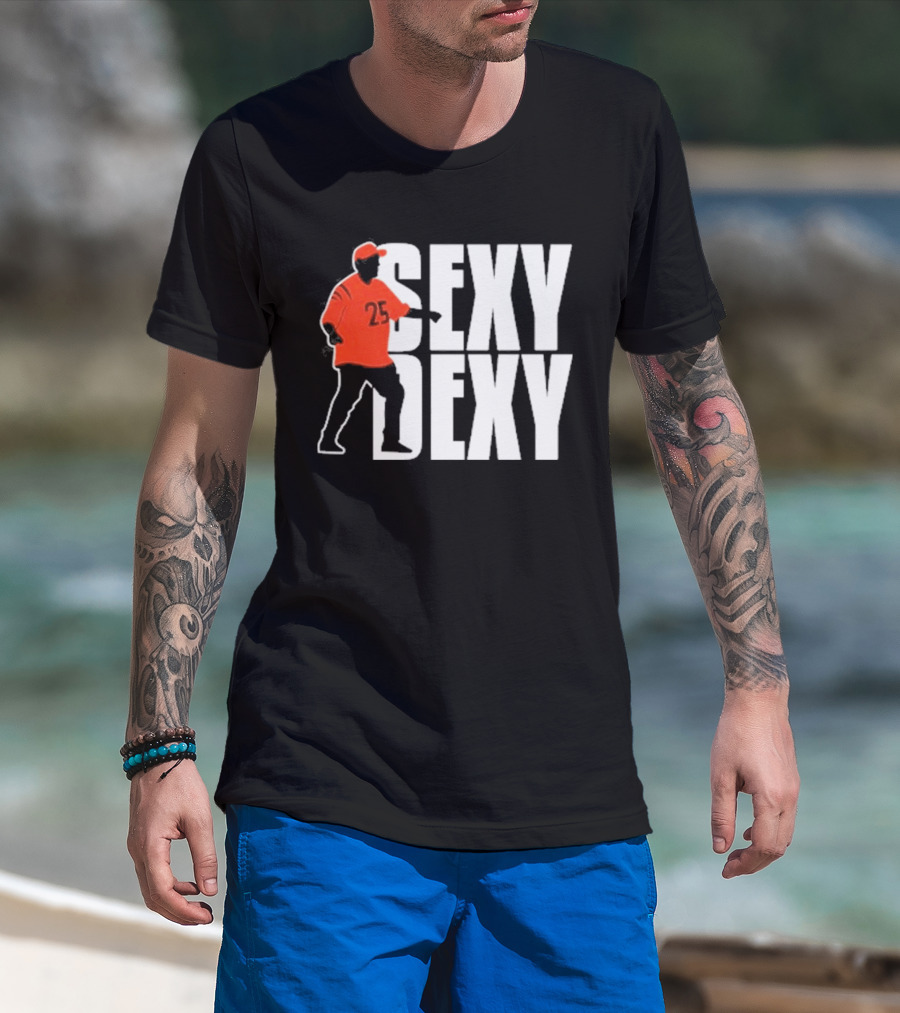 Sexy Dexy 25 Bold Sports Figure T-Shirt