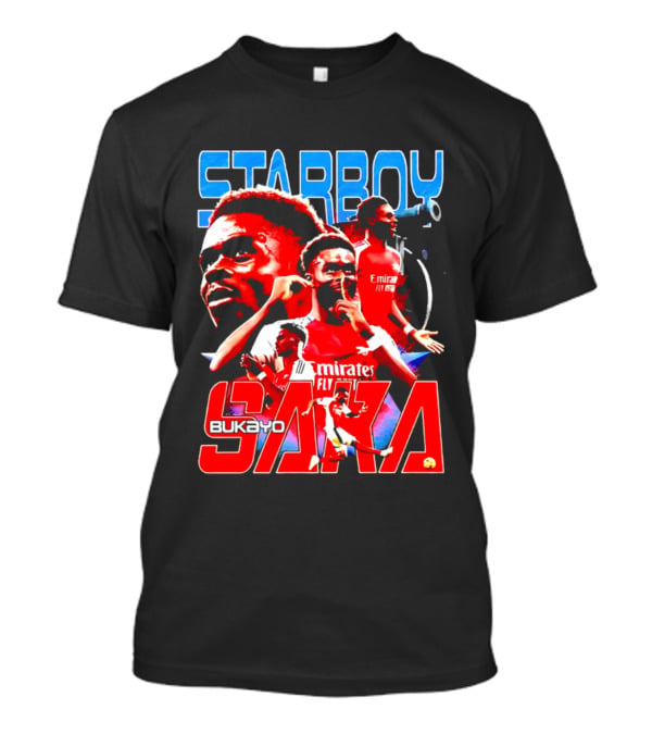Starboy Bukayo Saka Arsenal Emirates Fly Player T-Shirt