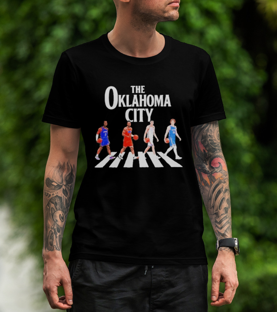 The Oklahoma City Players Abbey Road Basketball T-Shirt