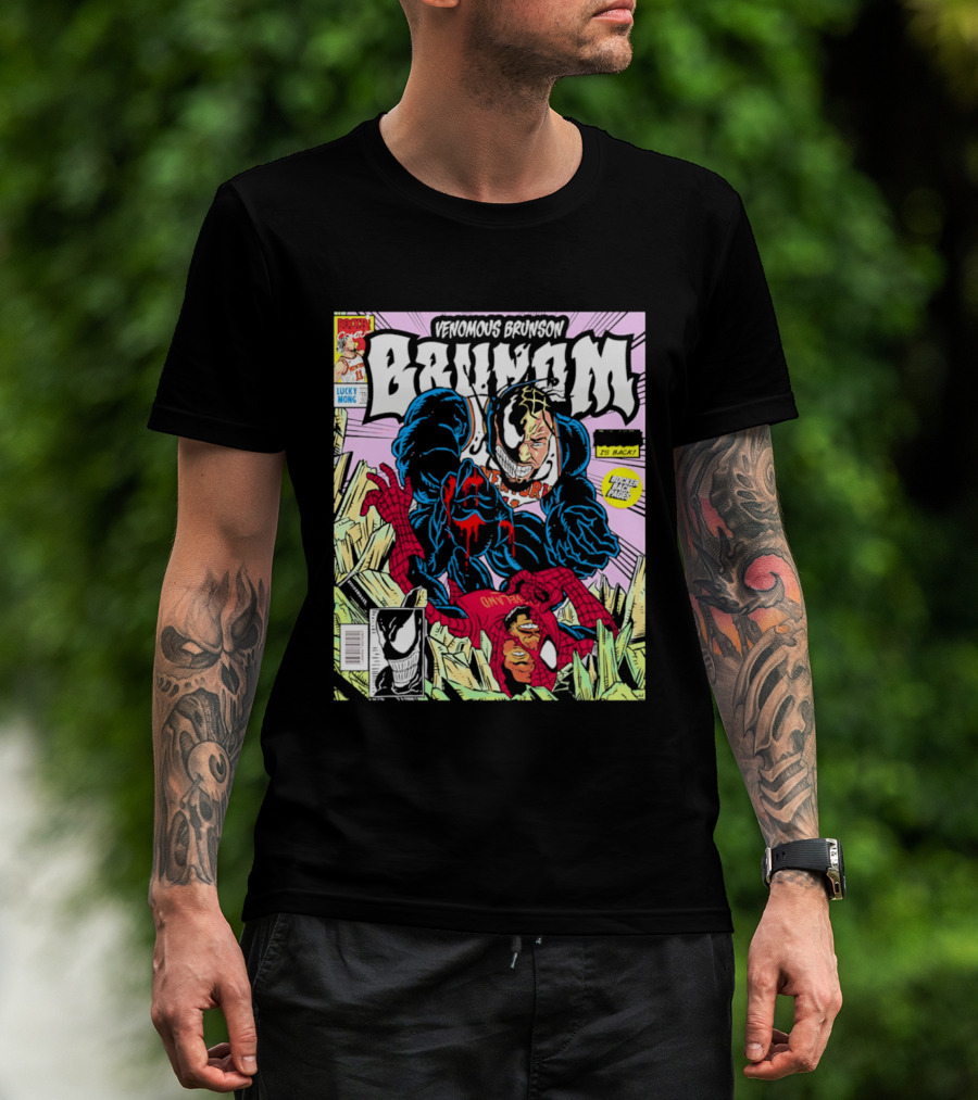 Venomous Brunson Lethal Protector Comic Cover New York Knicks T-Shirt