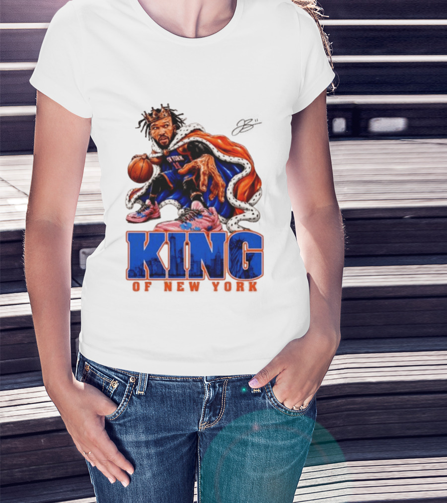 Jalen Brunson 2026 King Of New York Knicks NBA Basketball T-Shirt