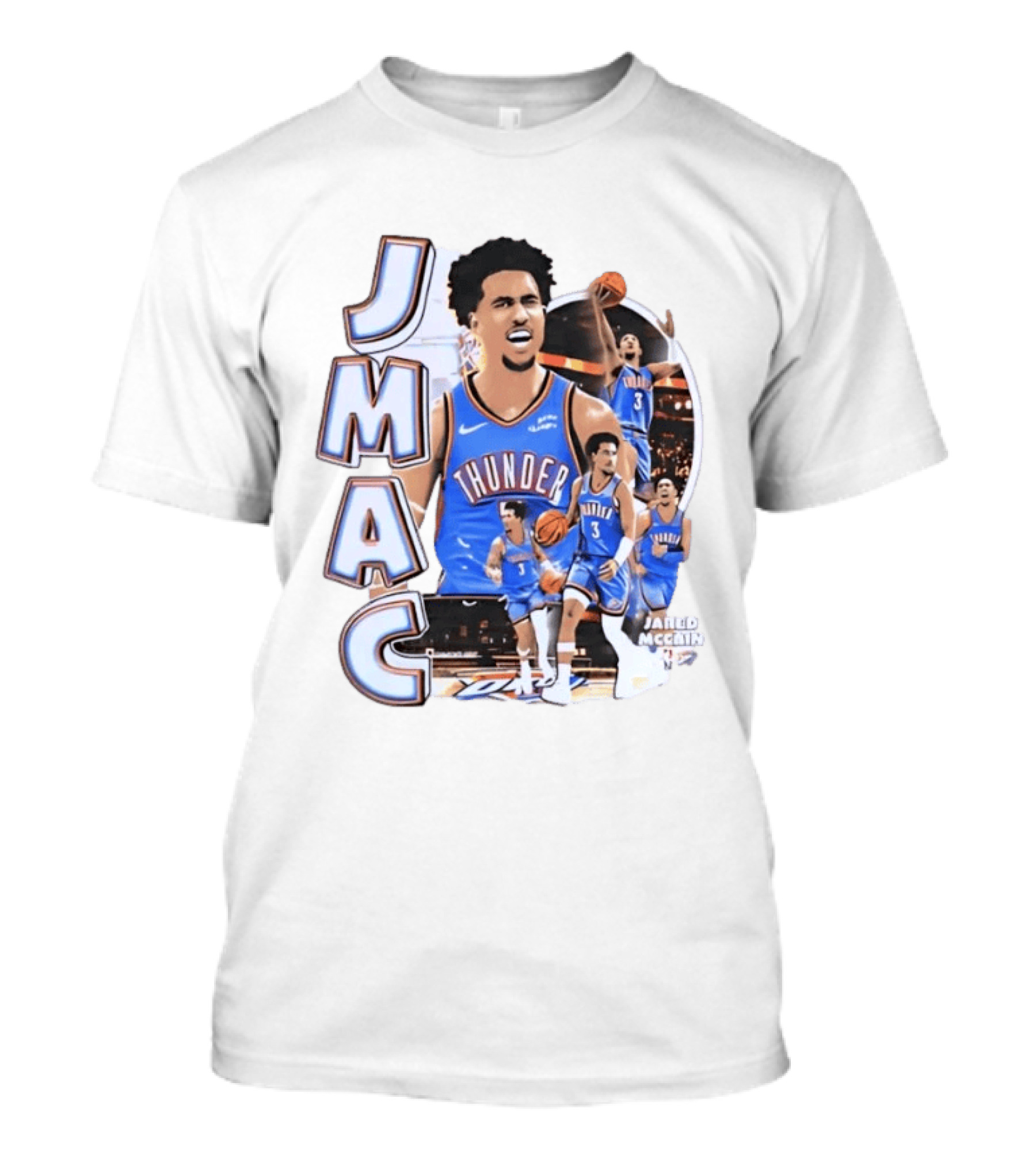 Jared McCain J MAC Oklahoma City Thunder NBA T-Shirt