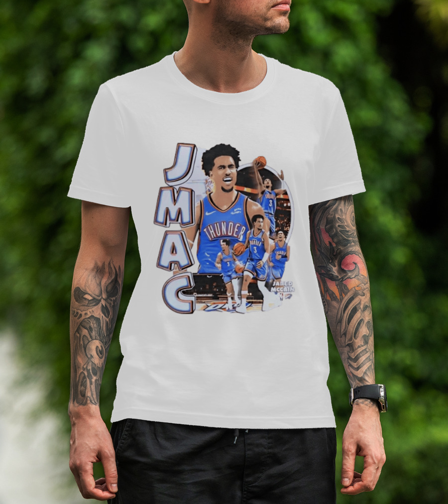 Jared McCain J MAC Oklahoma City Thunder NBA T-Shirt