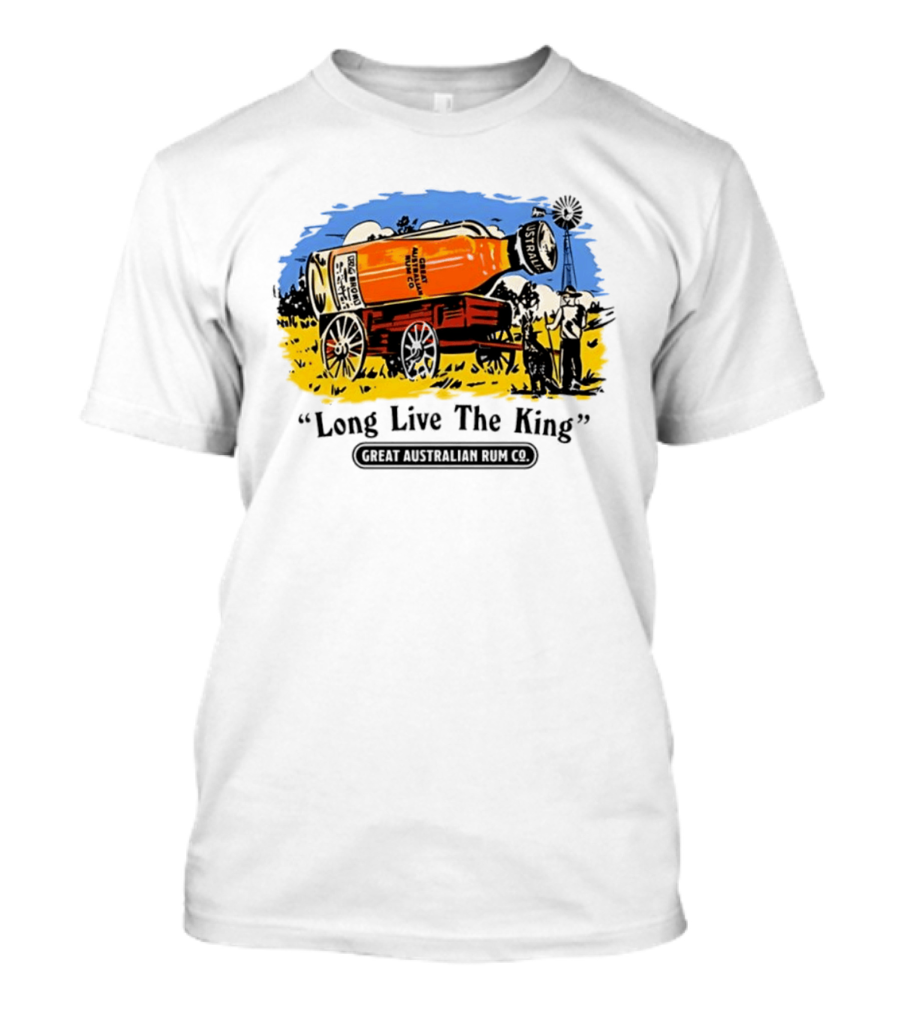 Long Live The King Sriracha Hot Sauce Australia Country T-Shirt