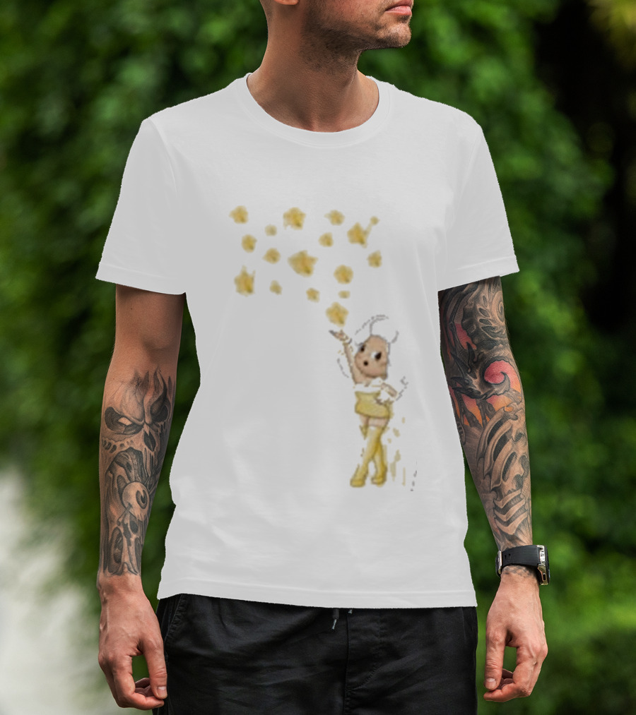Mainfactor Xoxo Your All Star Cheerful Character With Yellow Confetti T-Shirt