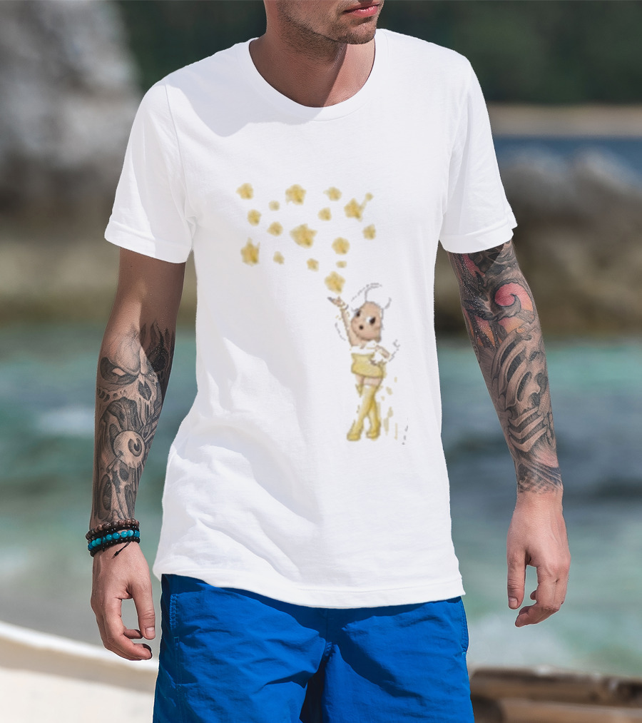 Mainfactor Xoxo Your All Star Cheerful Character With Yellow Confetti T-Shirt