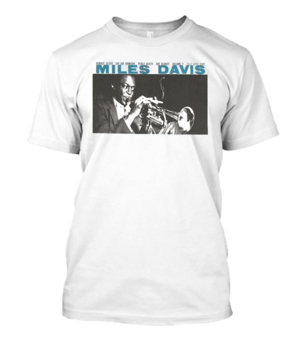 Miles Davis Volume 2 Jazz Horace Silver JJ Johnson Black And White Album Cover T-Shirt