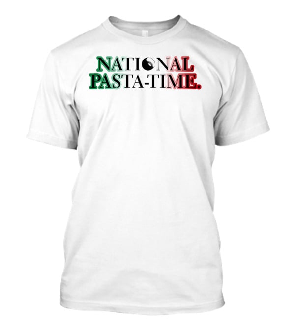 National Pasta Time Italy Flag T-Shirt