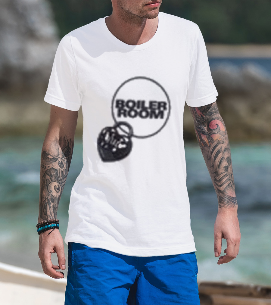 Paris Lovers Boiler Room Heart Lock T-Shirt