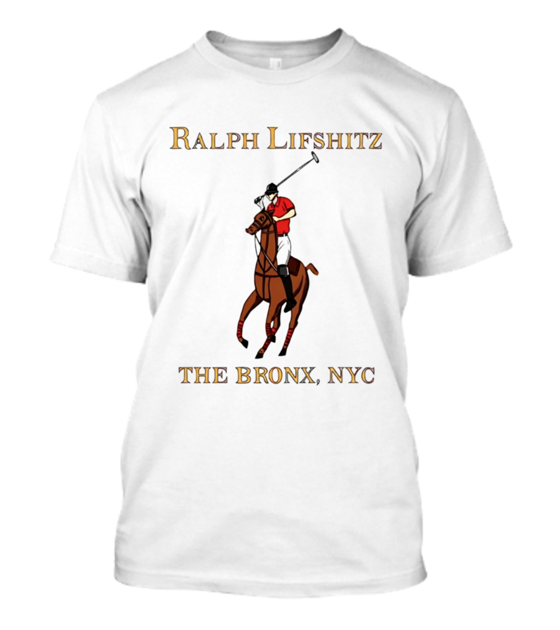 Ralph Lifshitz Big Pony The Bronx NYC Polo Rider T-Shirt