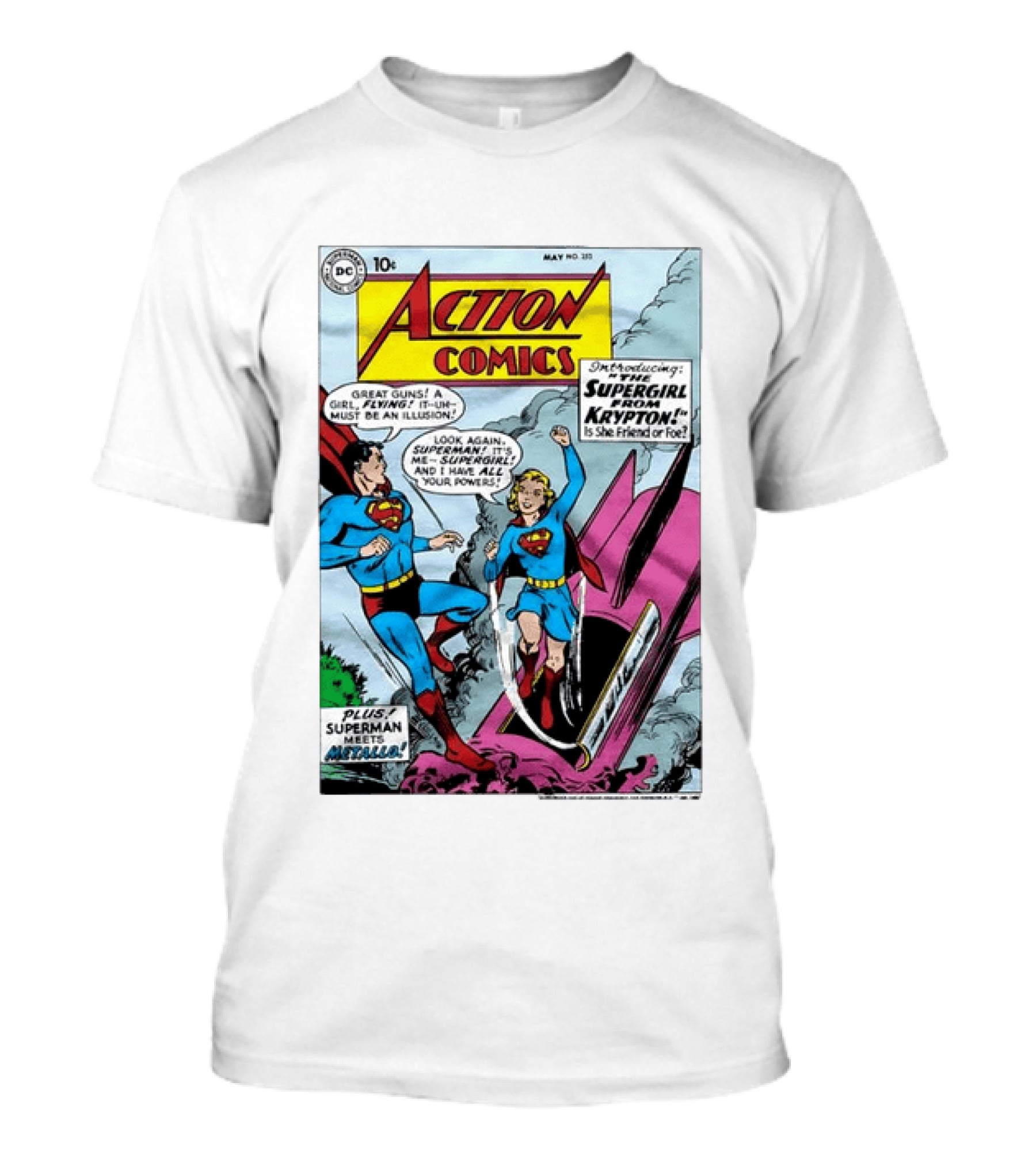 Action Comics 252 Superman Meets Supergirl From Krypton DC Comics 1959 T-Shirt