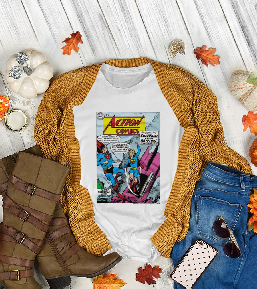 Action Comics 252 Superman Meets Supergirl From Krypton DC Comics 1959 T-Shirt