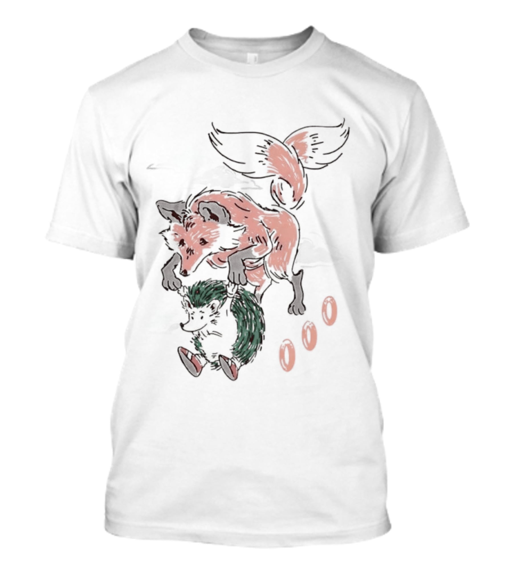 Tails Miles Prower Flying Golden Rings Video Game T-Shirt