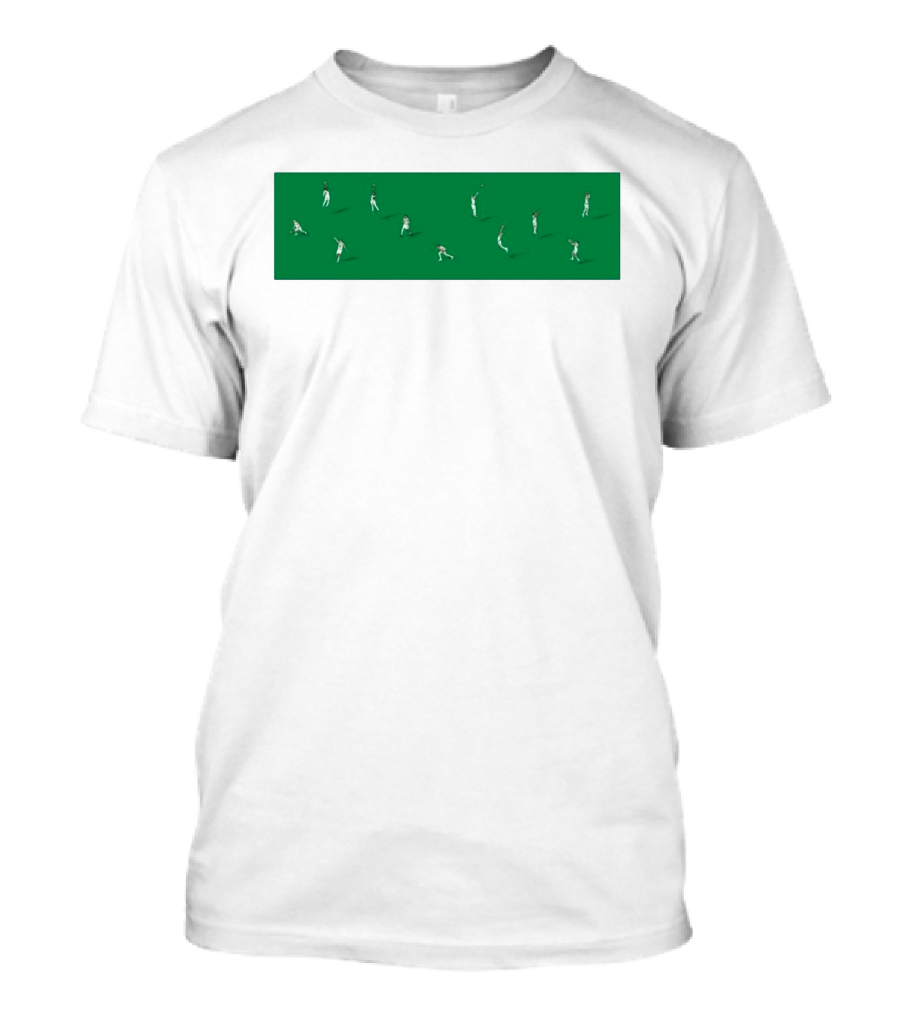 Boston Celtics Minimalist Green Team Players Iconic Moves T-Shirt