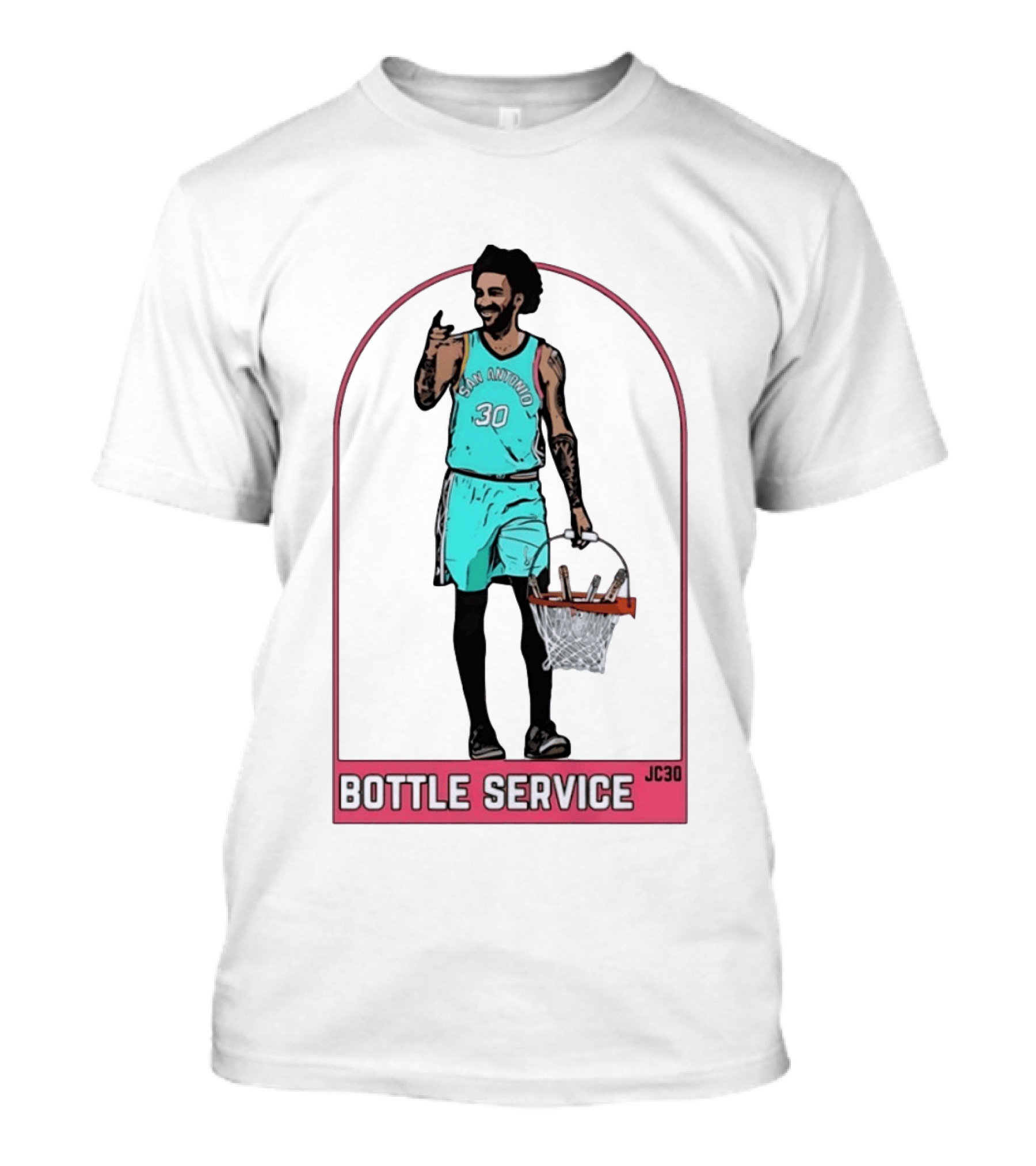San Antonio Jeremy Sochan Bottle Service JC30 T-Shirt