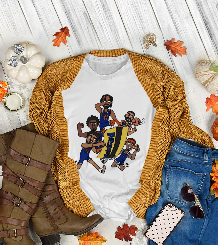 New York Basketball Team Subway Characters with Metocard T-Shirt