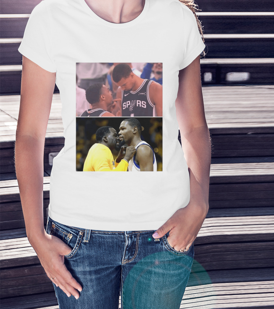 Wemby Keldon Johnson Spurs Draymond Meme Recreation T-Shirt