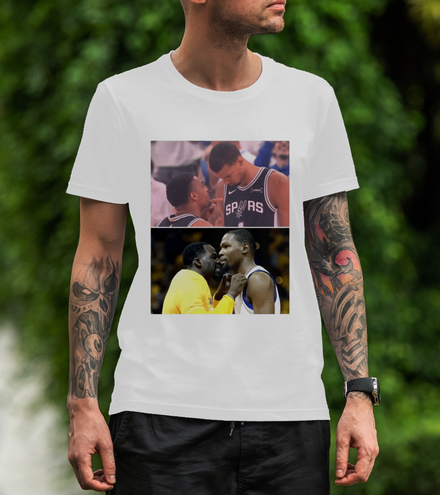 Wemby Keldon Johnson Spurs Draymond Meme Recreation T-Shirt