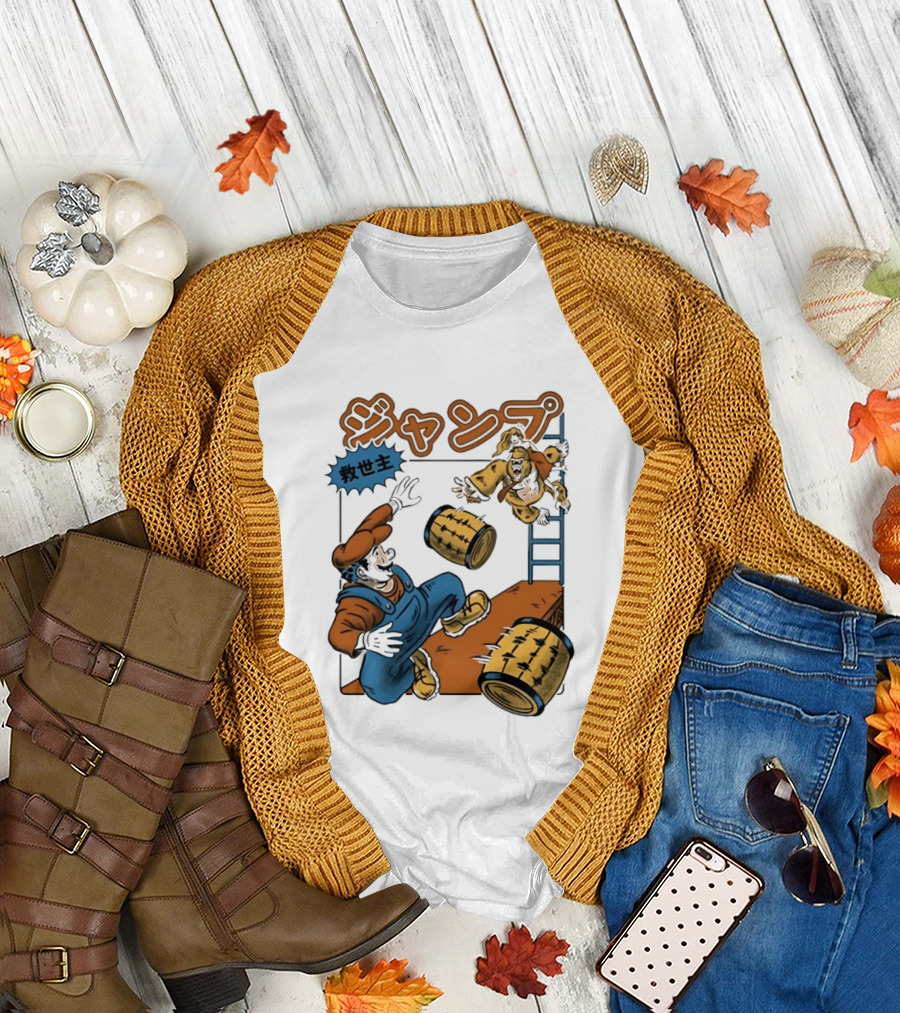 Mario vs Donkey Kong Jumping Savior T-Shirt