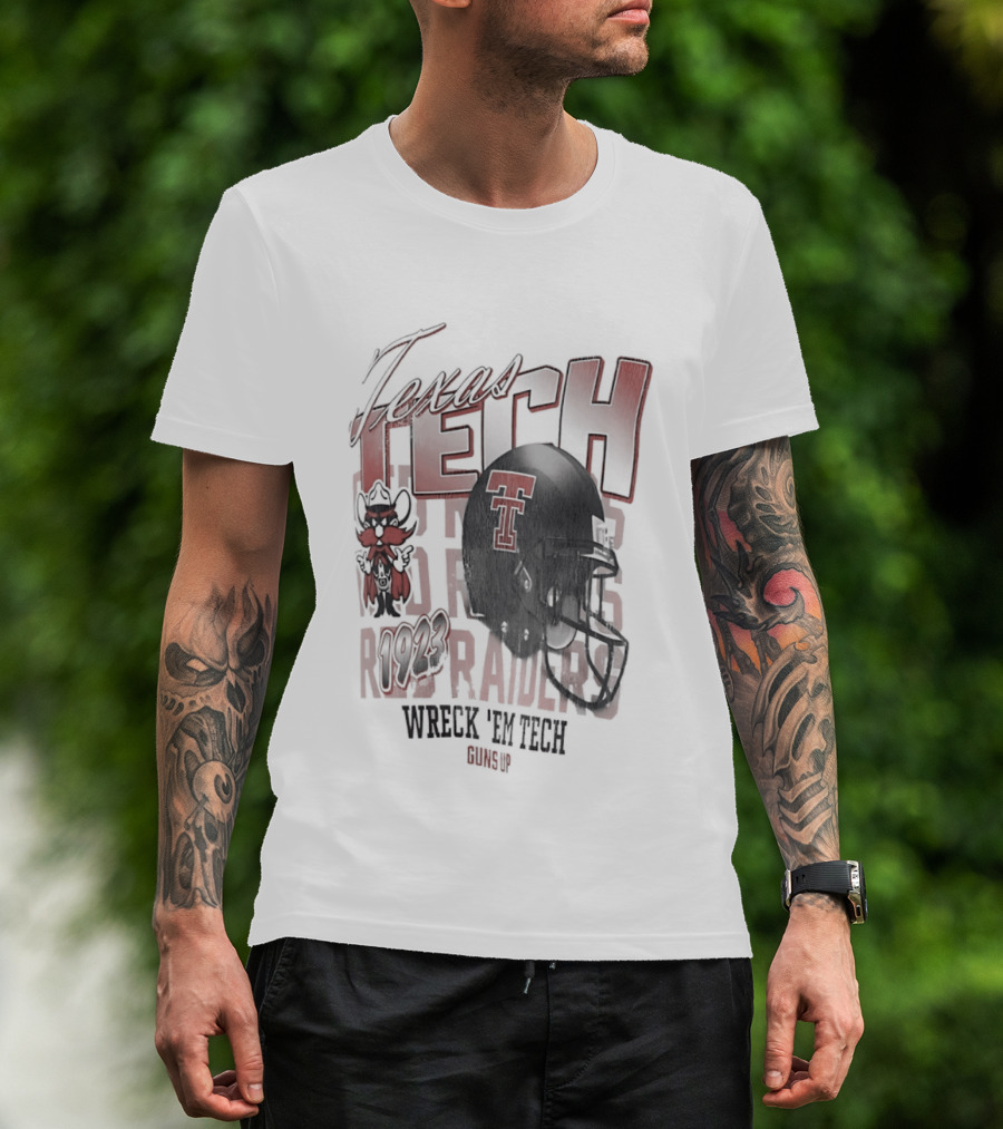 Texas Tech Red Raiders Raider Red Wreck Em Tech Since 1923 T-Shirt
