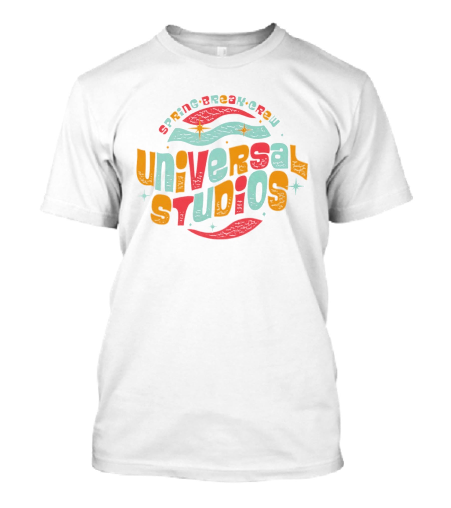 Universal Studios Spring Break Crew Retro Wave T-Shirt