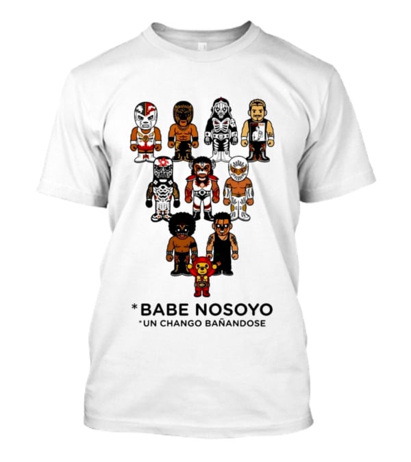 Babe Nosoyo Un Chango Banandose Characters Collection T-Shirt