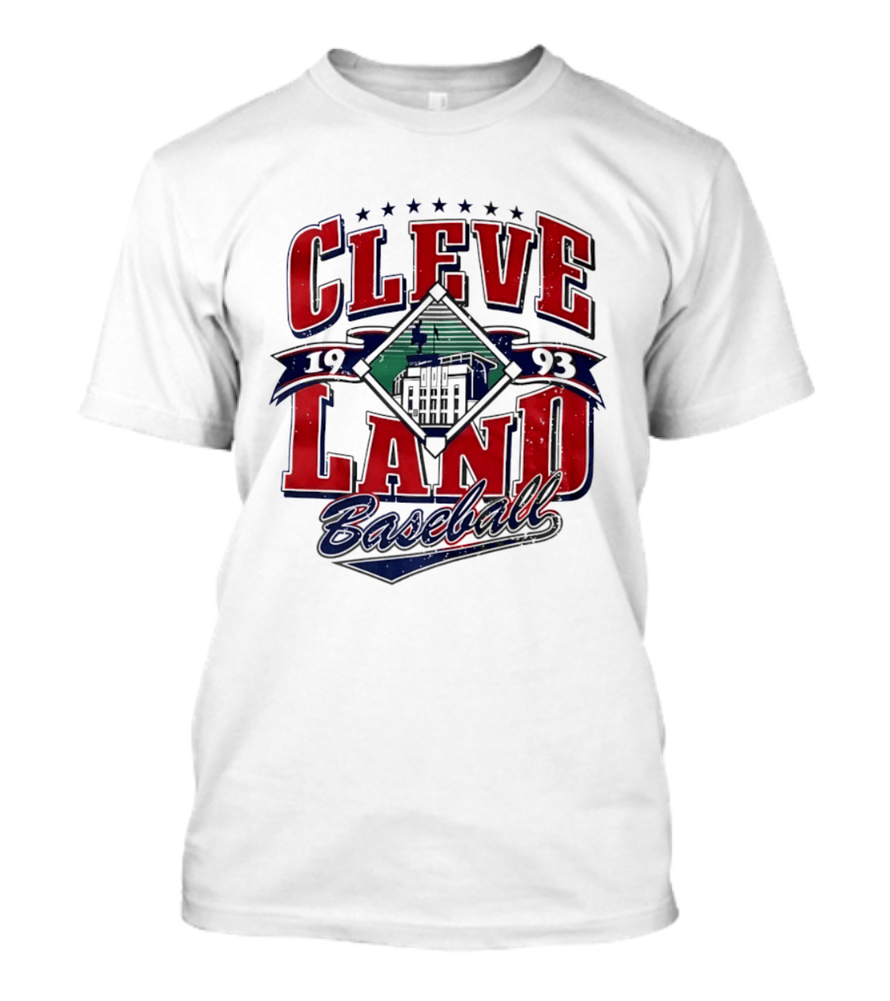 Cleve Land 1993 Baseball Vintage Collectible T-Shirt