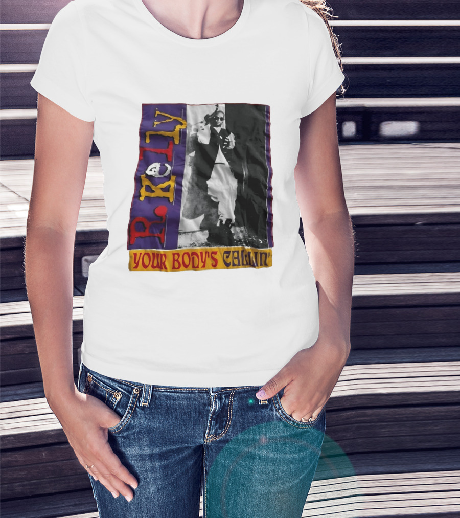 R Kelly Your Body's Callin' Vintage Style Avec Photo Iconique Et Couleurs Vives T-Shirt