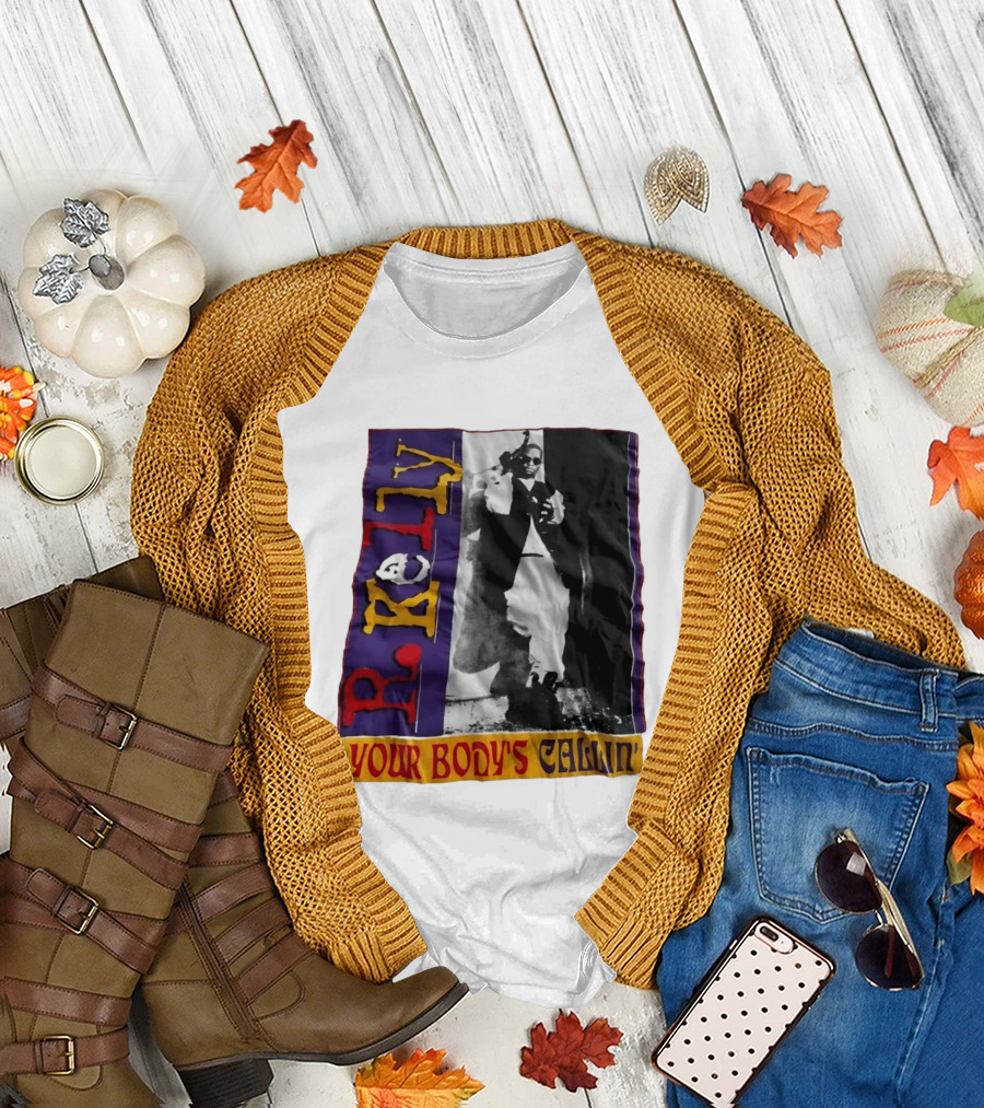 R Kelly Your Body's Callin' Vintage Style avec Photo Iconique et Couleurs Vives T-Shirt