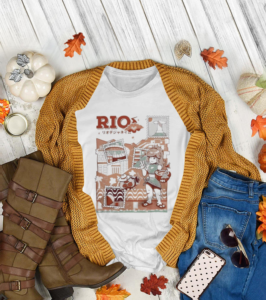 RIO Carnaval Starlight Flip Flops Heyra Vieira T-Shirt