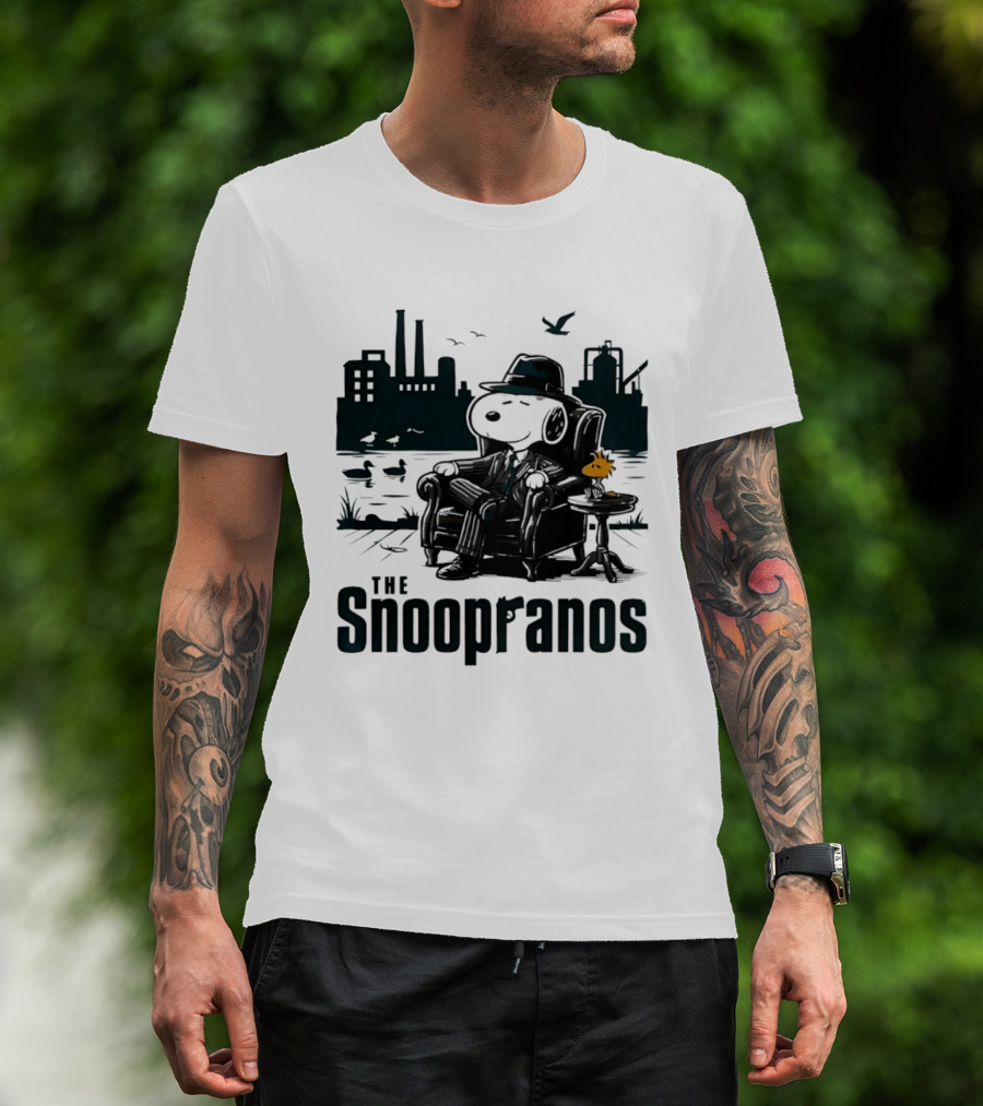 The Snoopranos Snoopy Woodstock Peanuts Mafia T-Shirt