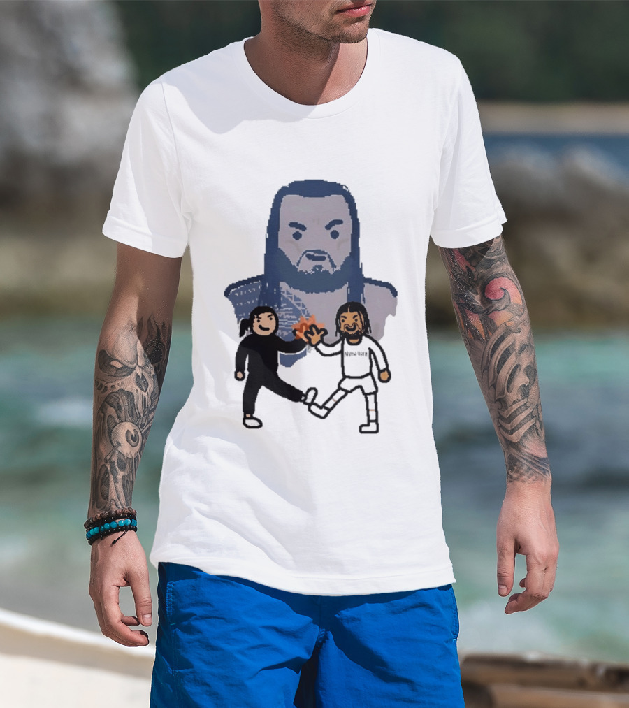 New York Knicks Acknowledge Me NBA Paint T-Shirt