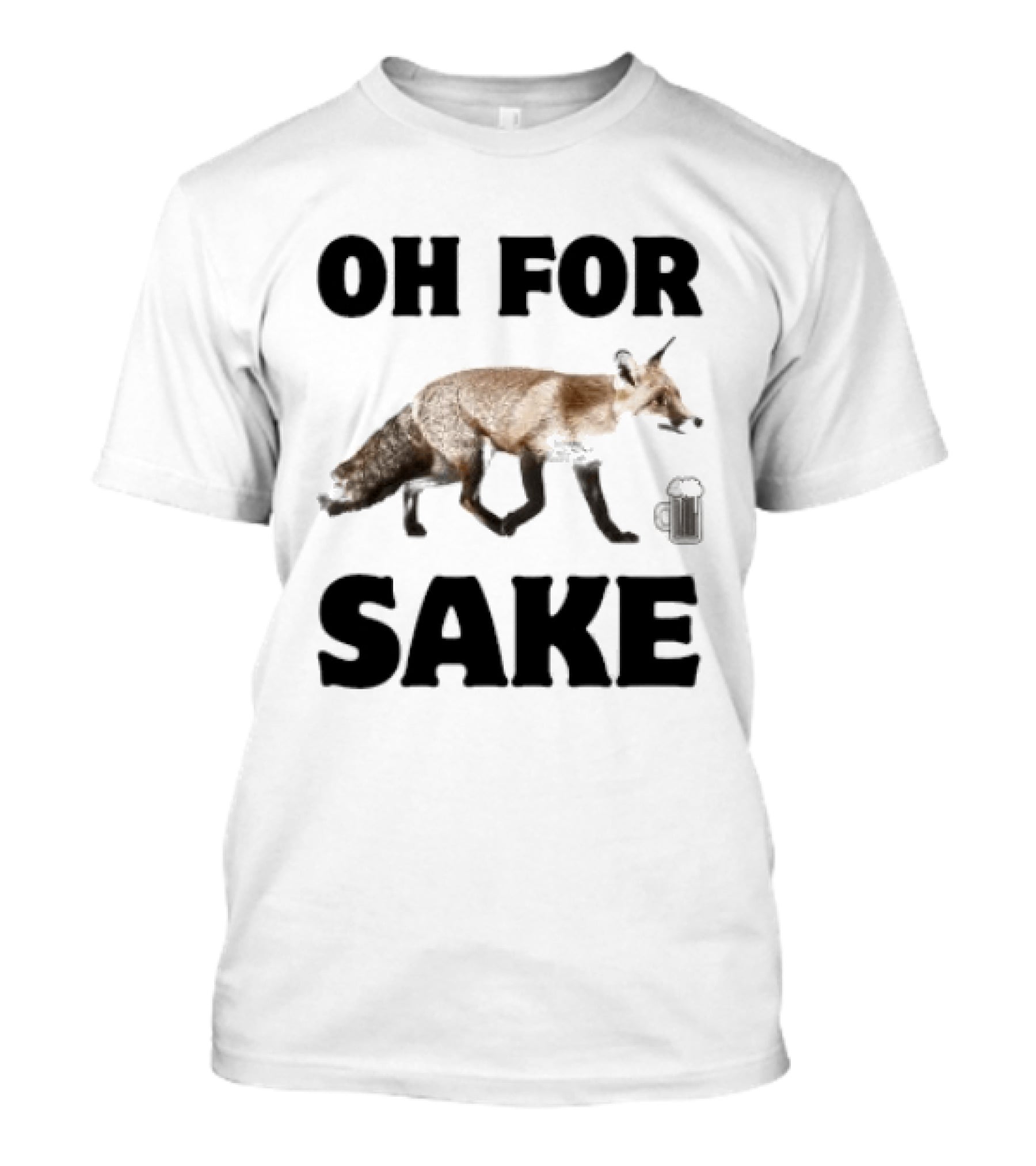 Oh For Fox Sake With Coffee Cup T-Shirt